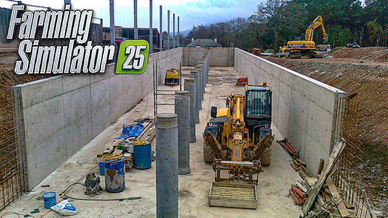 FS25 &mdash; Строительство фермерского сарая с нуля из строительных материалов