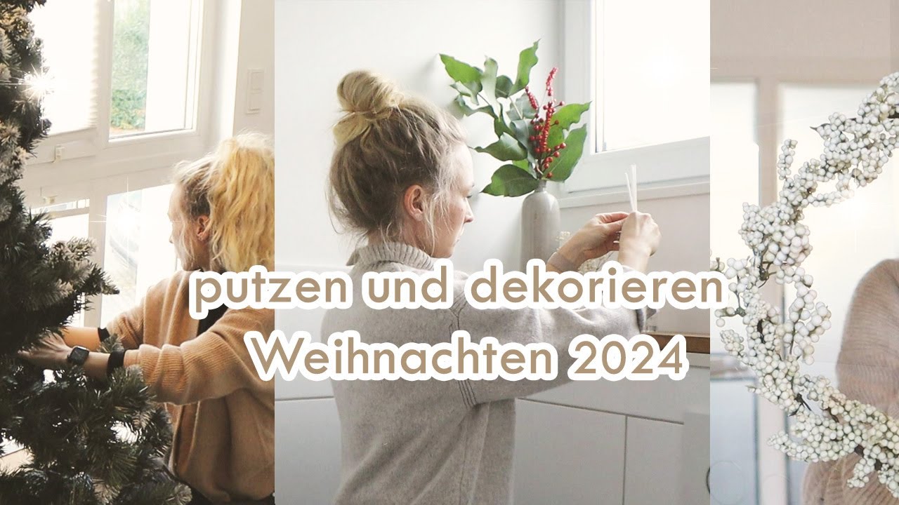 🎄Weihnachtsdeko im ganzen Haus ✨ | Clean with me 🧹 |  DIY Türkranz