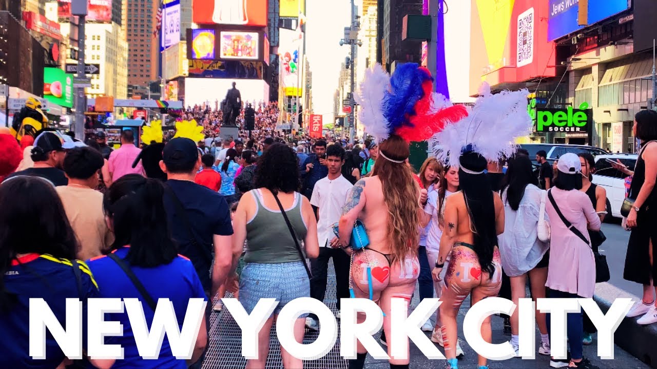 Walking Tour NYC 🗽| Exploring Midtown Manhattan in the Heat 🔥 ☀️ | Times Square and More【4K】