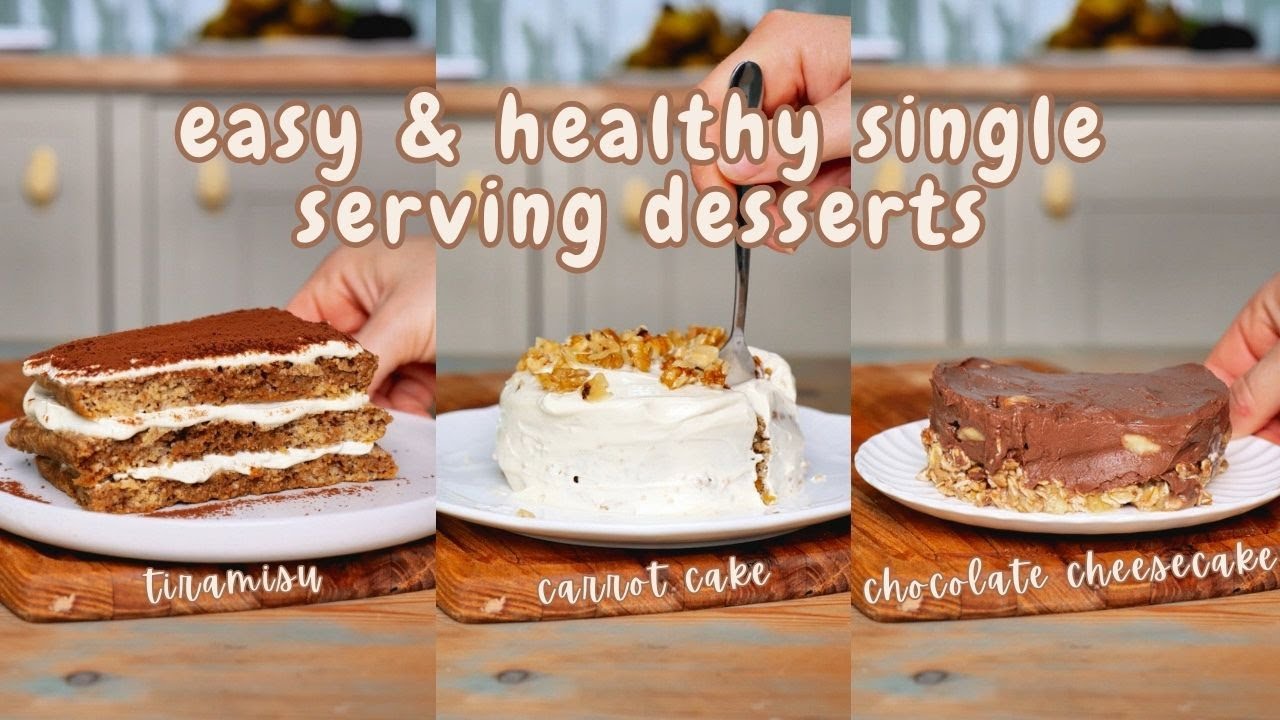 Easy & Healthy Single Serving Desserts you HAVE to try! 🧁