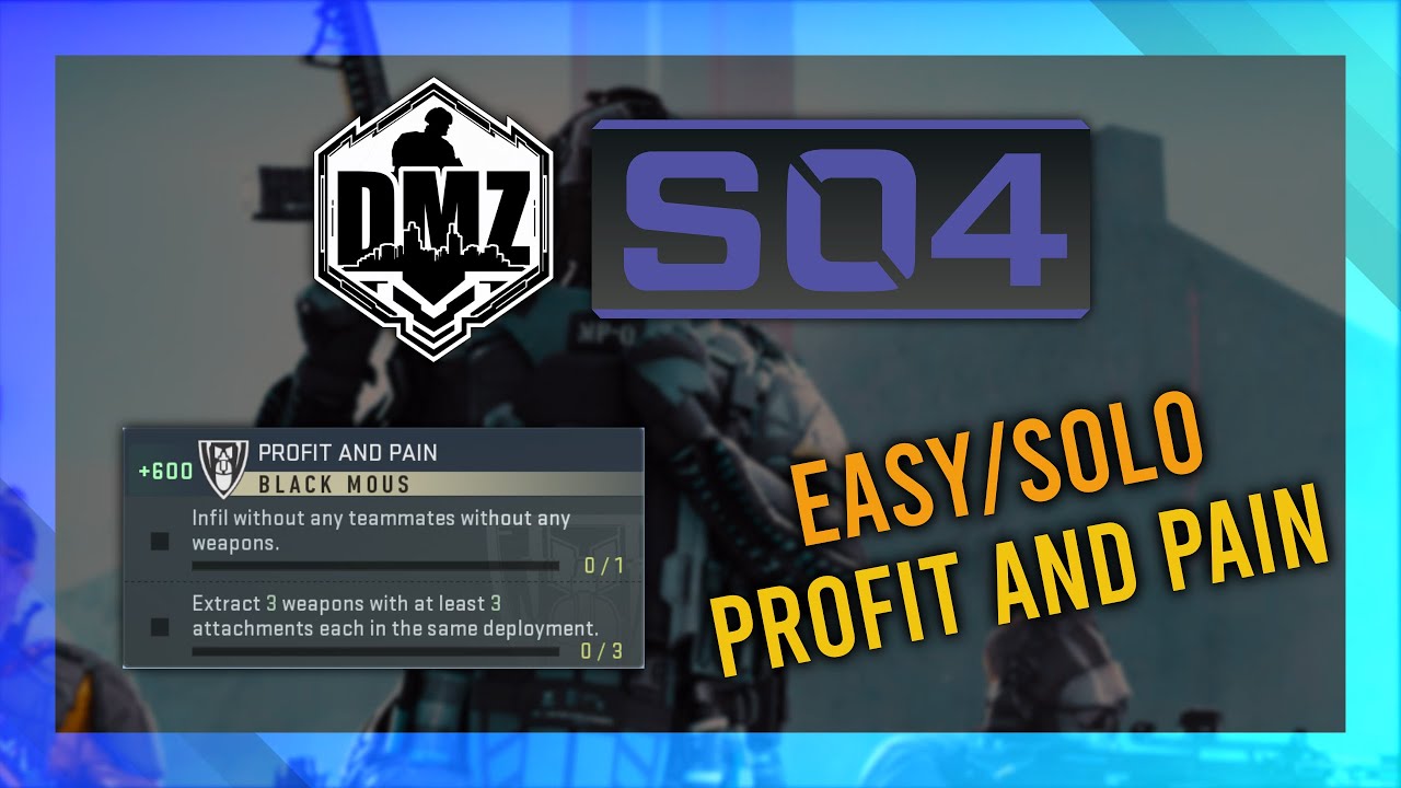 Profit And Pain (Black Mous) GUIDE | DMZ Season 4 Mission Guide | Vondel Guide