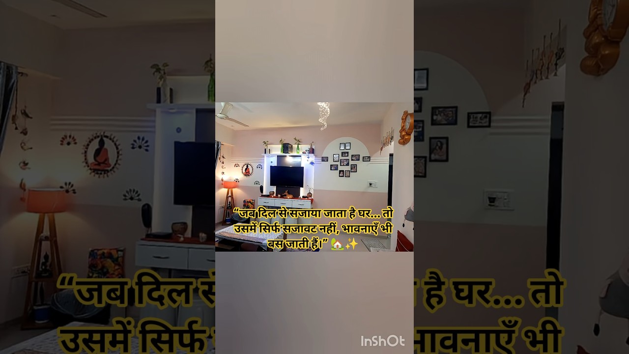 “Small Home Tour 🏡 | Beautiful Wall Painting Transformation”