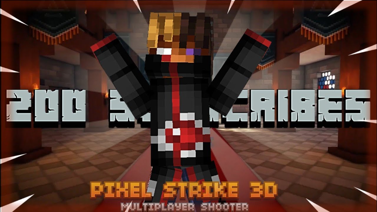 Pixel Strike 3D Free Skins #6 Special 200 subs 