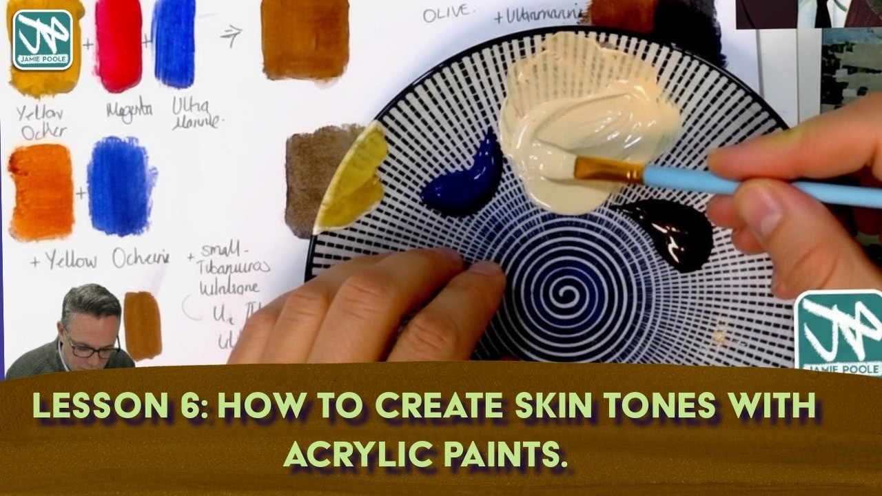 Lesson 6: Using Acrylic Paints Portraits and Other Artists