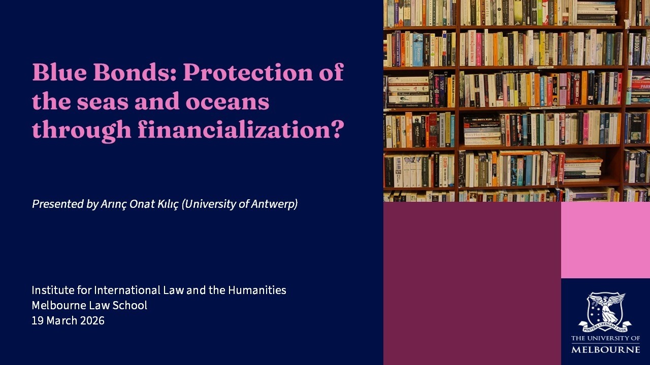 Blue Bonds: Protection of the seas and oceans through financialization?