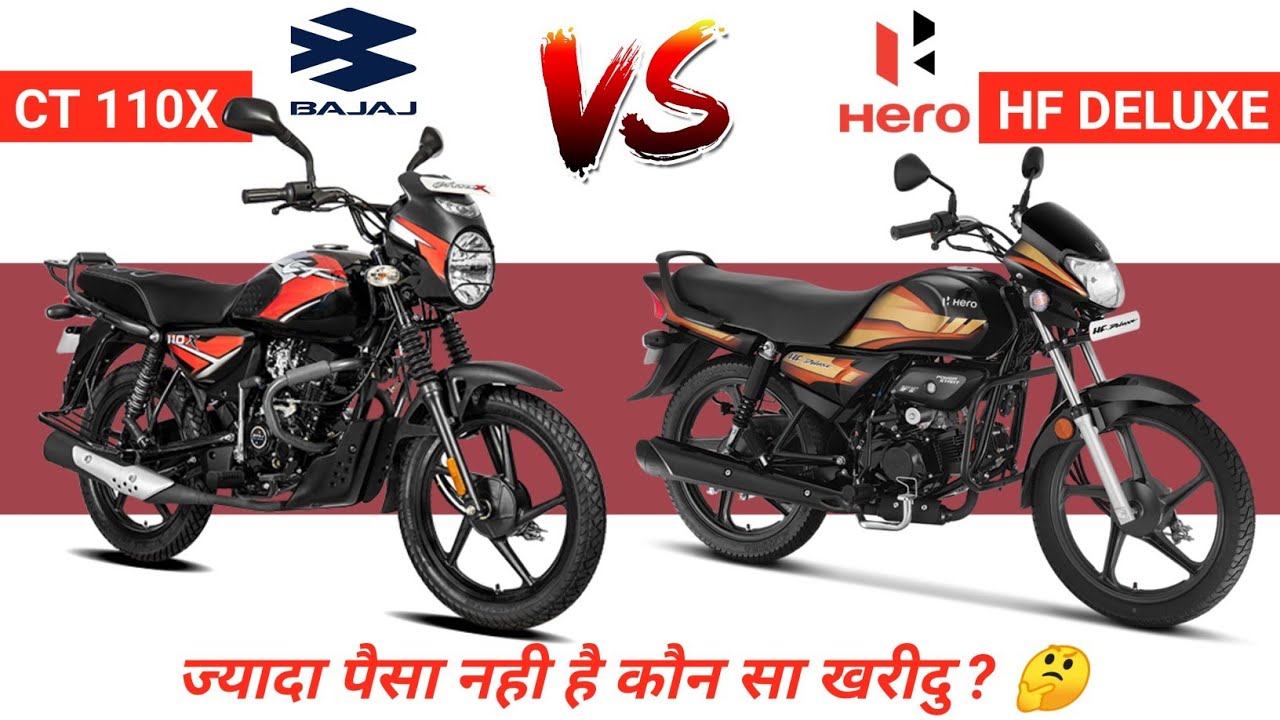 Bajaj CT 110x Vs Hero HF Deluxe 2023 | Best Bike for Daily Use? |💥 Mileage | Top Speed