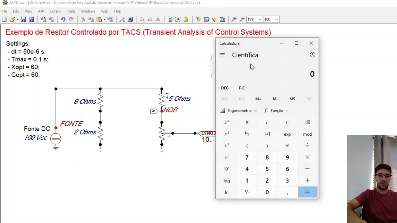 ATP #5 - TACS e Resistor controlado