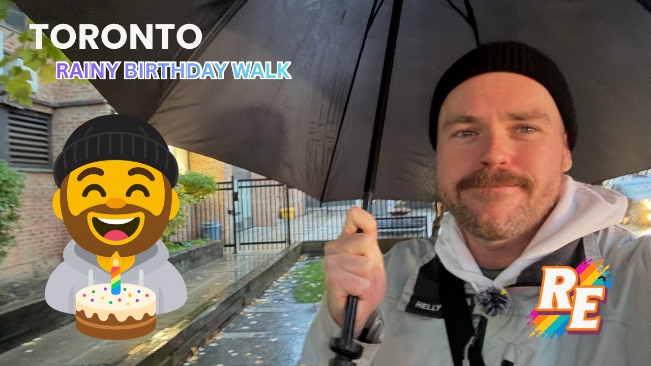 LIVE Toronto | Rainy Day Birthday Walk [Part 2!]