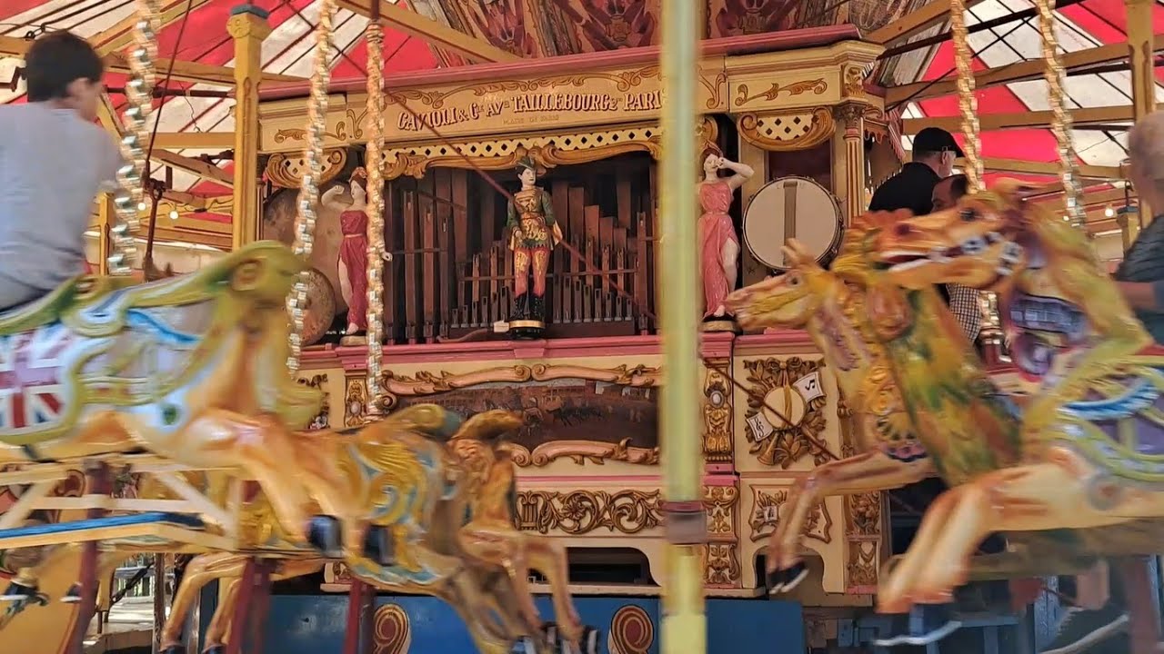 87 key Gavioli fairground organ & Gallopers - Hollycombe 2023