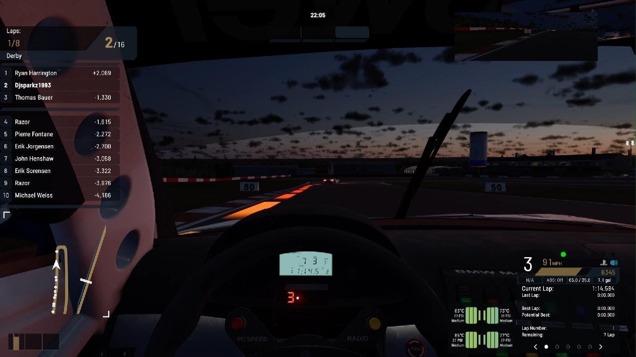 Project Motor Racing: N-GT night race at donny, BMW M3 GTR