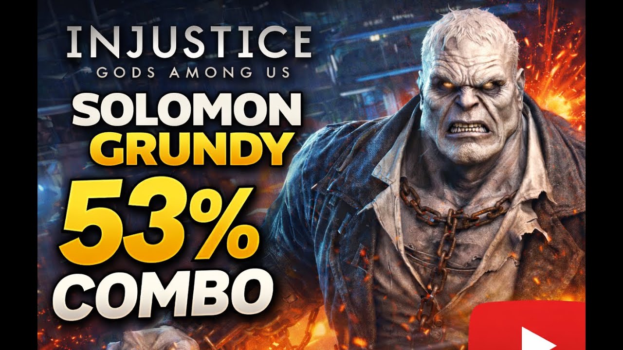 Solomon Grundy 53% Combo Unstoppable Offense Injustice Gods Among Us 