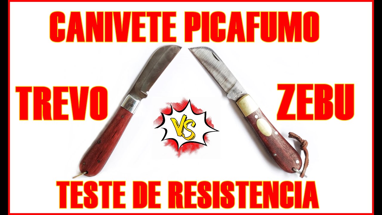 TREVO X ZEBU QUAL O MELHOR CANIVETE PICAFUMO?