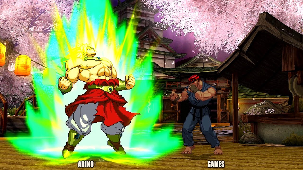 BROLY VS EVIL RYU! EPIC DBZ VS STREET FIGHTER!