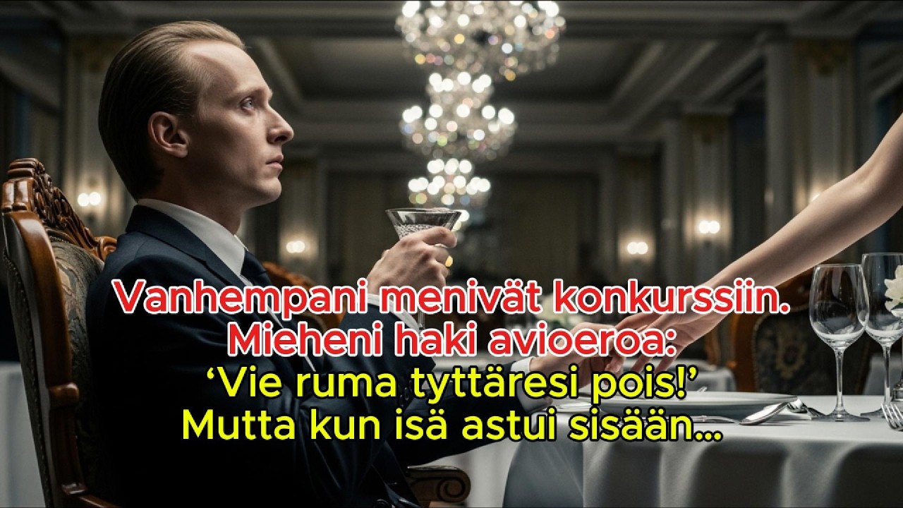 Vanhemmat menivät konkurssiin.Mies haki avioeroa: ‘Vie rumiluksesi pois!’ Mutta kun isä astui sisään
