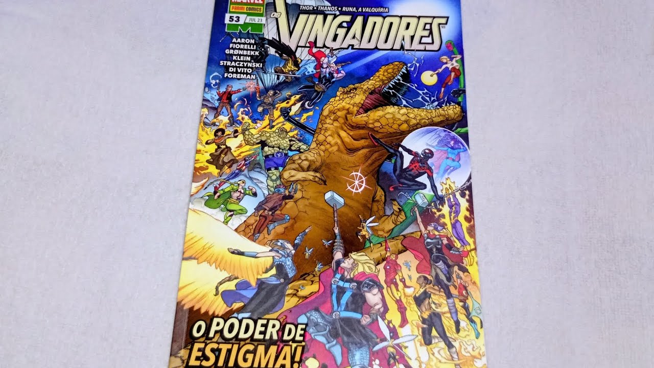 Video(2041) . Presente do Ademir/Quadrinho Os Vingadores 53/Panini 2022 . 👏😁