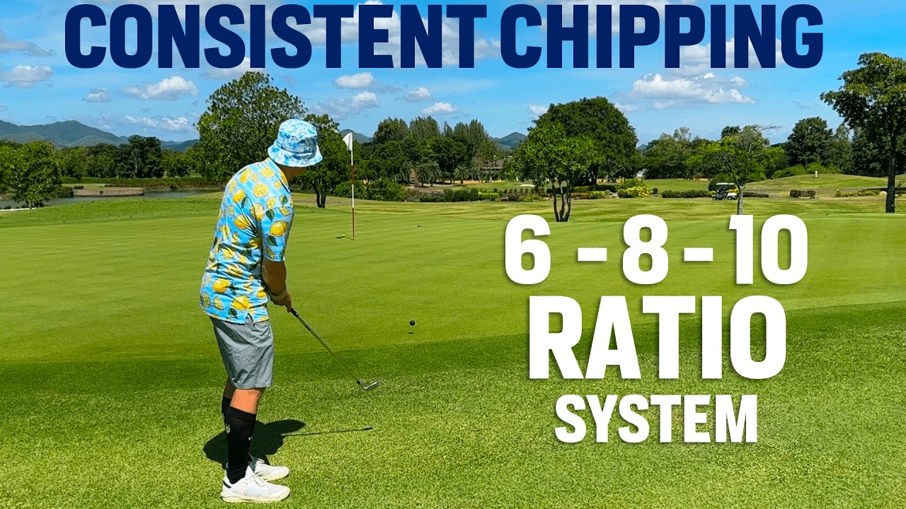 Toe Down Chipping with 6-8-10 irons - Rule of 12 SIMPLIFIED
