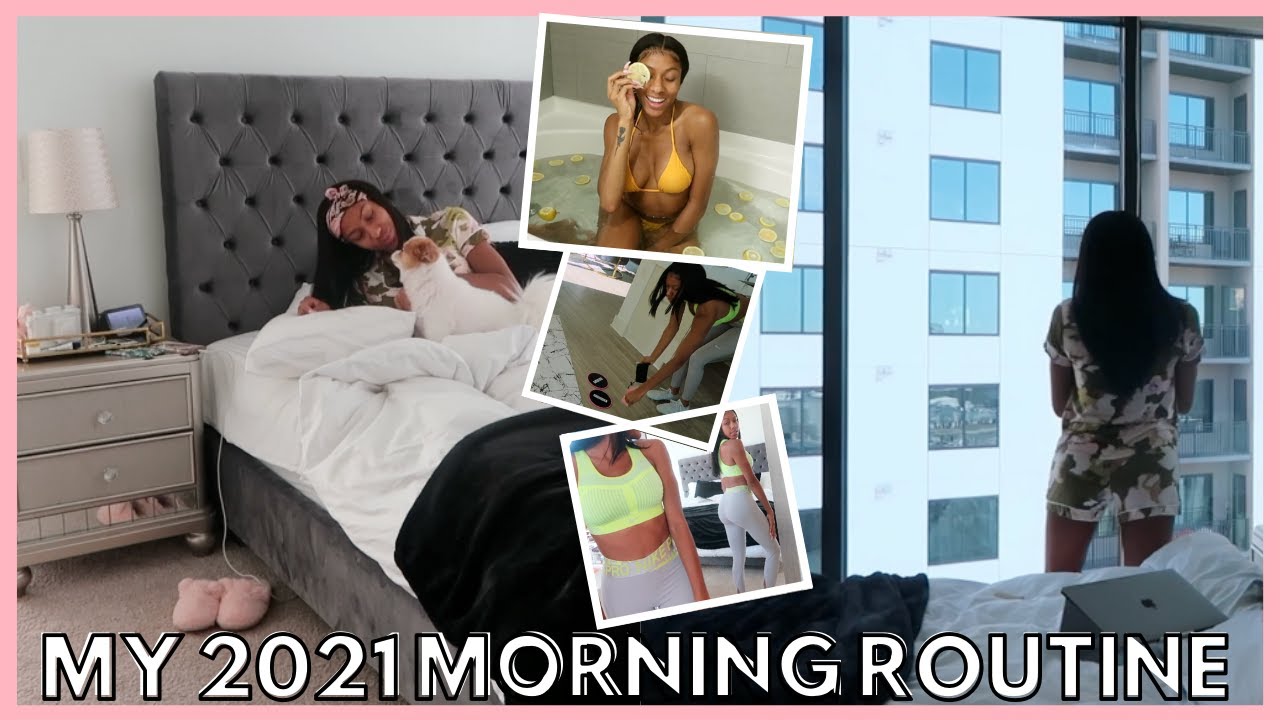 MY 2021 MORNING ROUTINE  🧖🏽‍♀️💕 JAYLA KORIYAN