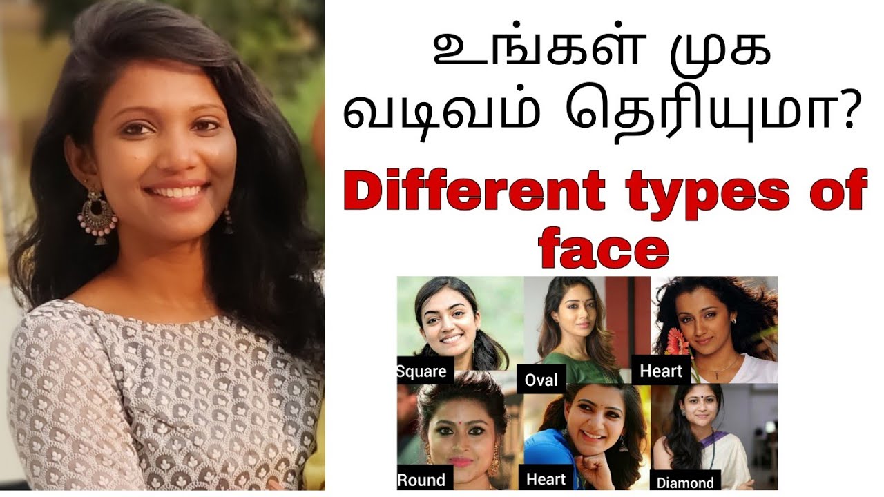 how to find our face shape with south Indian actress as example🎈