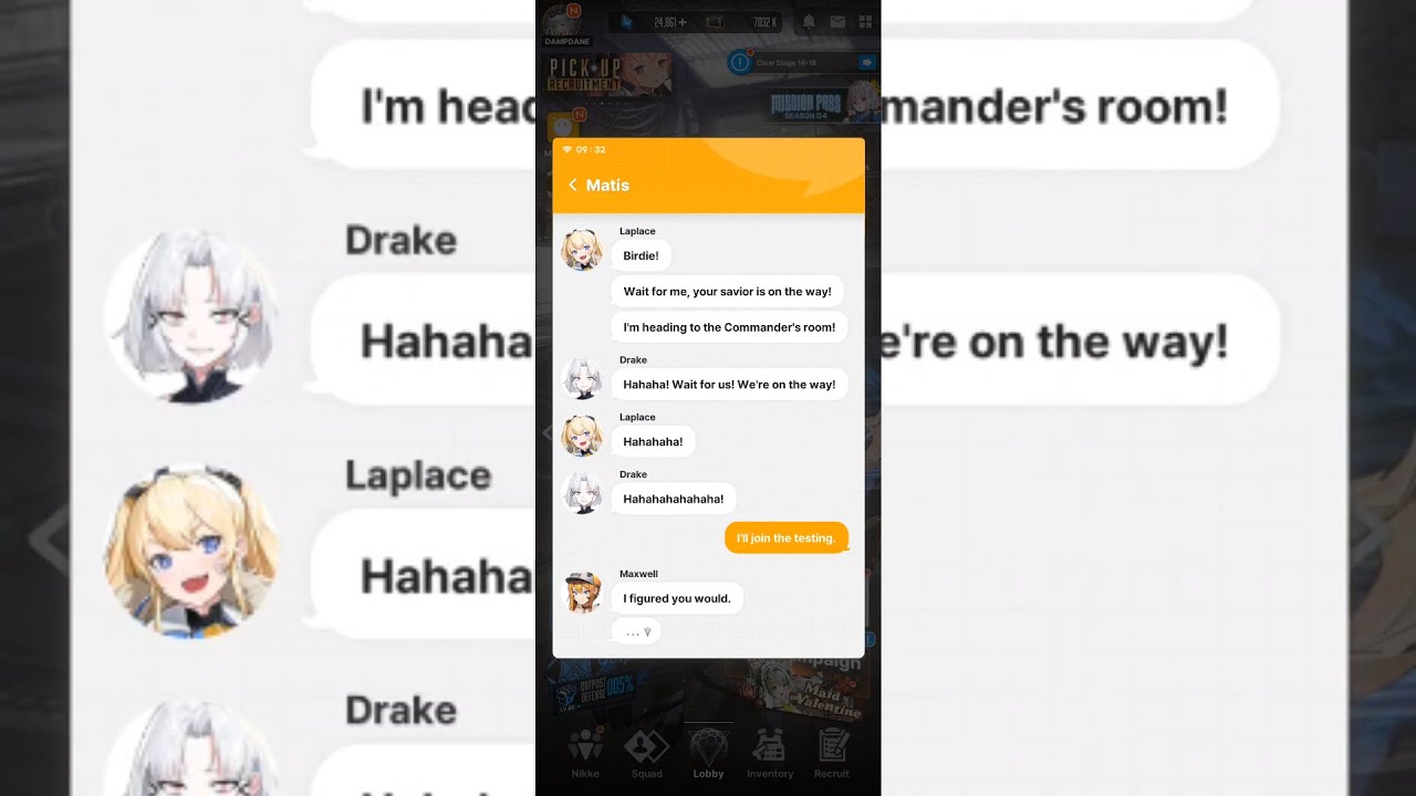 Goddess of Victory: Nikke - Matis' group chat