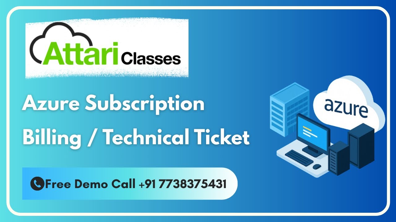 Azure Subscription Explained | Support Plans & How to Raise Billing/Technical Tickets