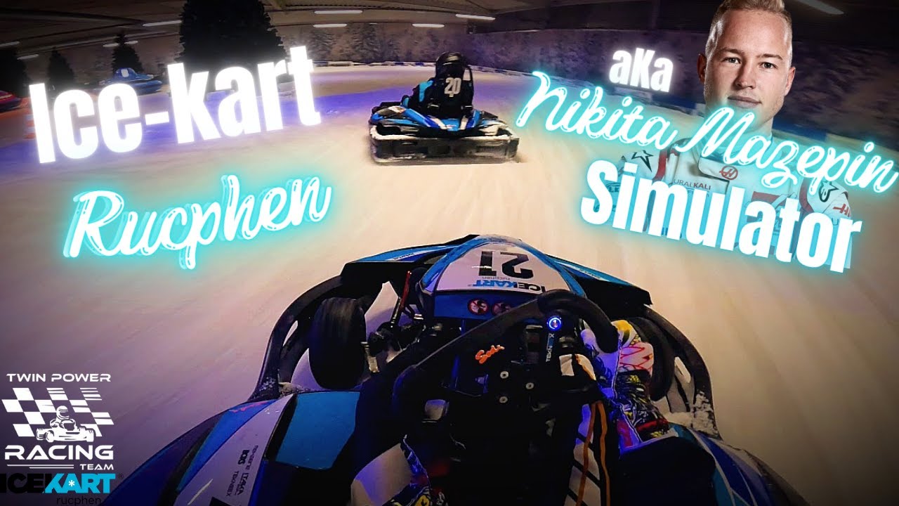 Karting like *NIKITA MAZEPIN* on ICEKART RUCPHEN