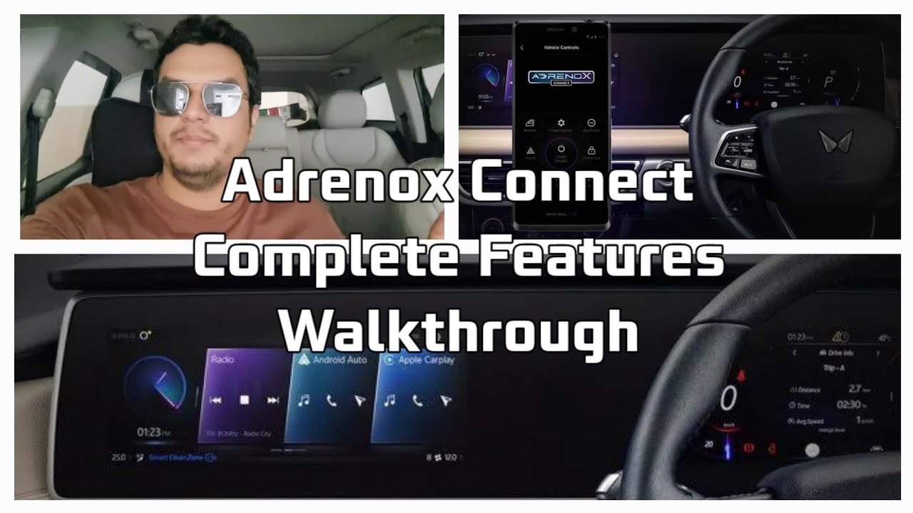 XUV700 Adrenox Connect Features Walkthrough Video Part-1 #xuv700 #adrenox #mahindraxuv700