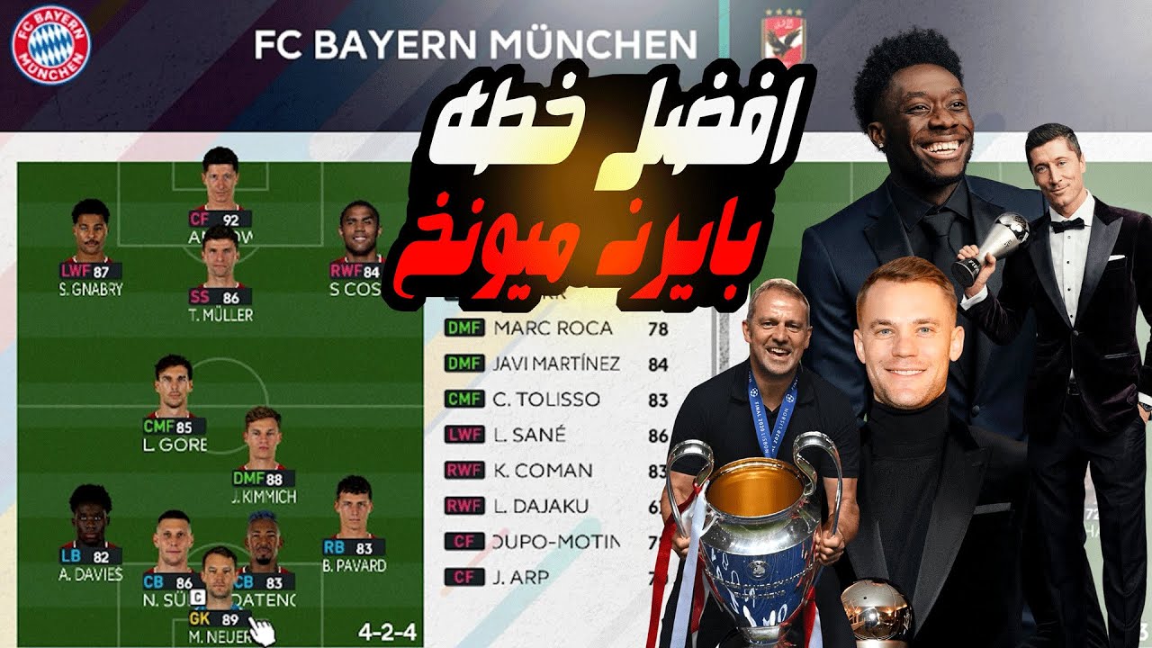 افضل خطة لفريق بايرن ميونخ في بيس 2021 PES | الخطة السرية