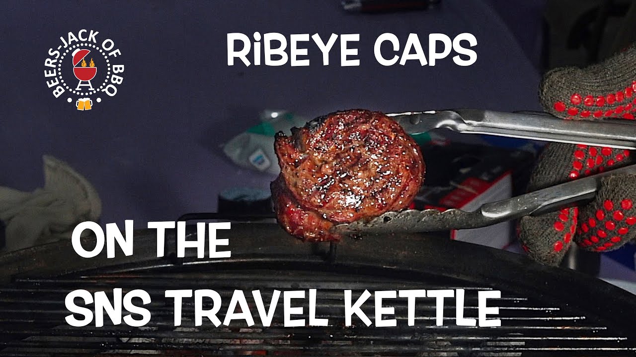 Ribeye Caps! Slow ’N Sear Travel Kettle! My Favorite!