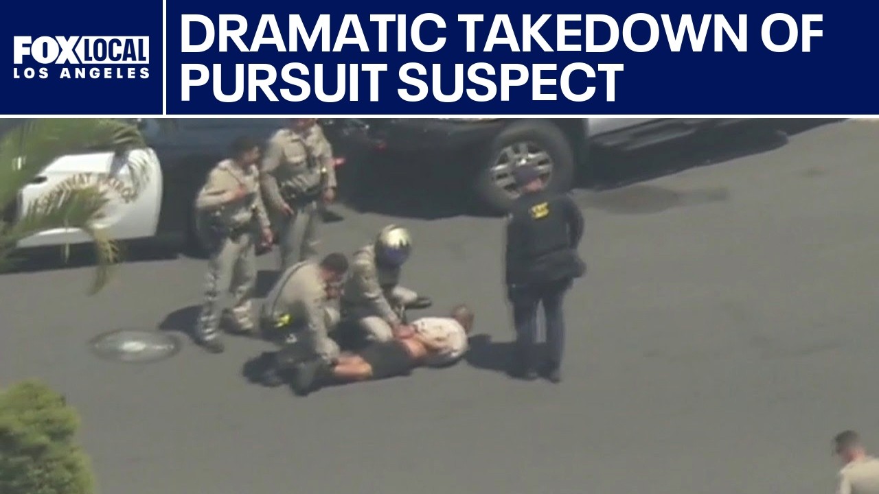 Two-county police chase ends in Lynwood