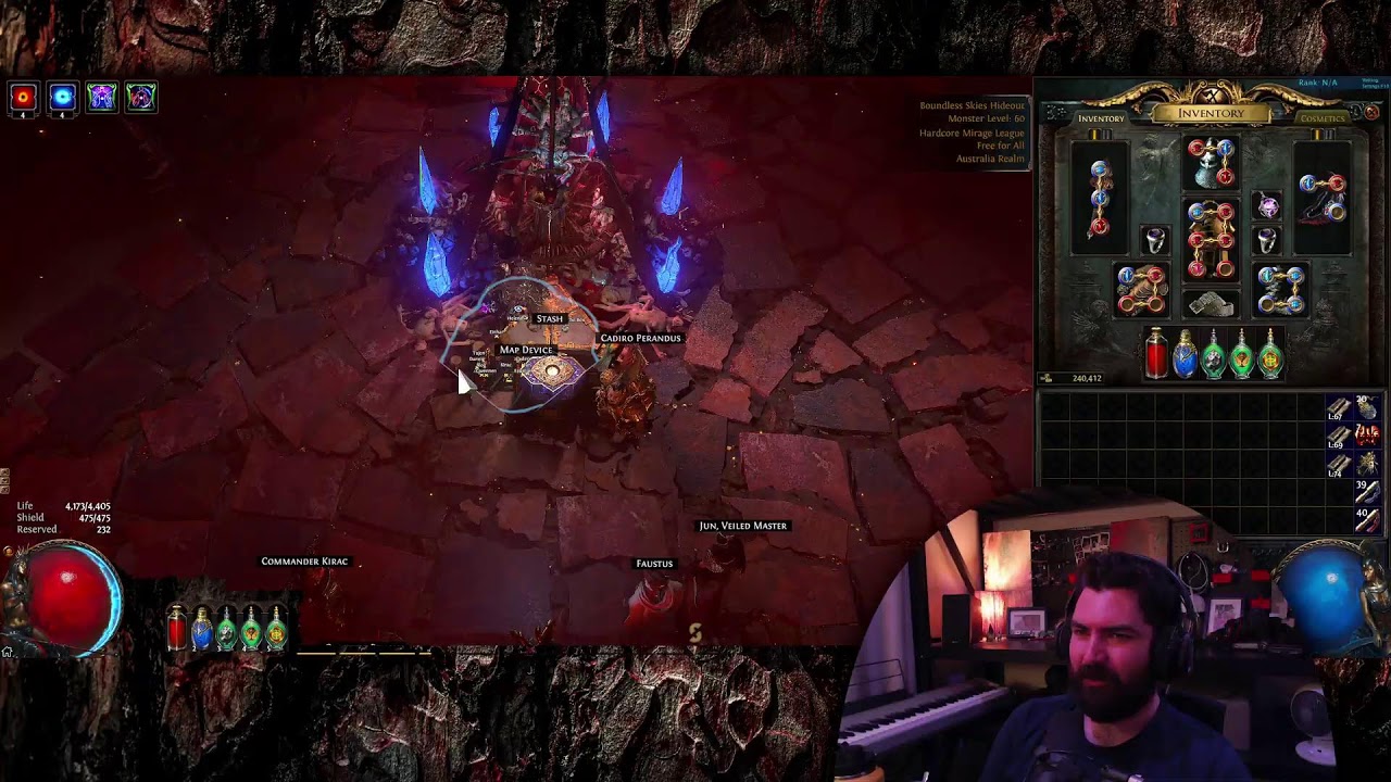 Searing Bond of Detonation ramping - Day 2 pt6 (Path of Exile HC Mirage)