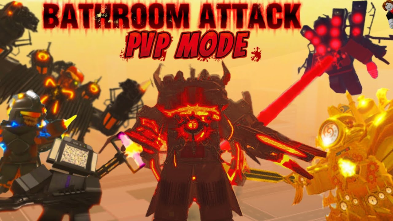 Режим PvP в игре Bathroom Attack | Roblox
