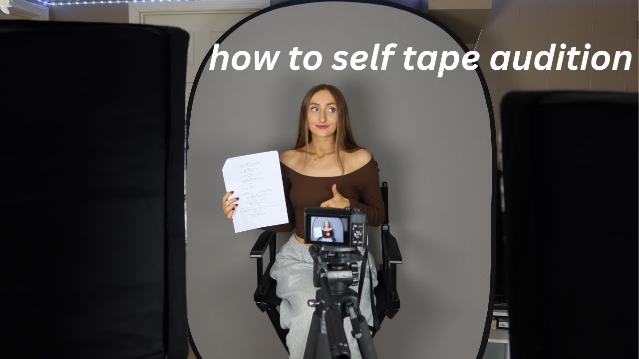 how to film a self tape audition, finished audition, tips, & set up.