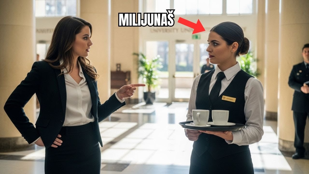 Okrutna djevojka direktora ismijava konobaricu — prerano shvati da je ona milijarderka kraljica