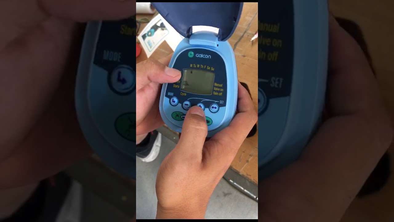 GALCON 7101D單站控制器操作說明