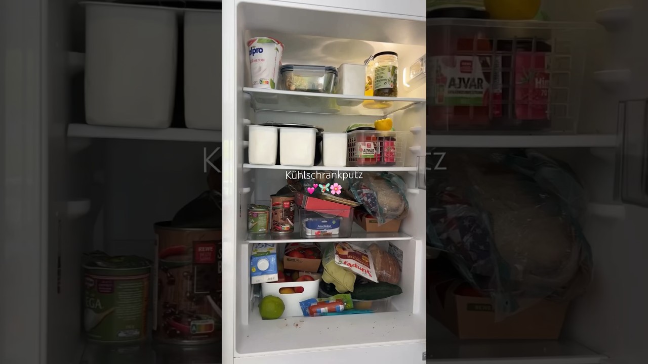 Wie oft macht ihr euren K&uuml;hlschrank sauber? #cleaningmotivation #putzmotivation #putzroutine
