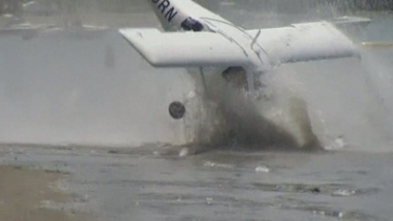 Plane crashes twice in one day at Martins Bay beach in New Zealand