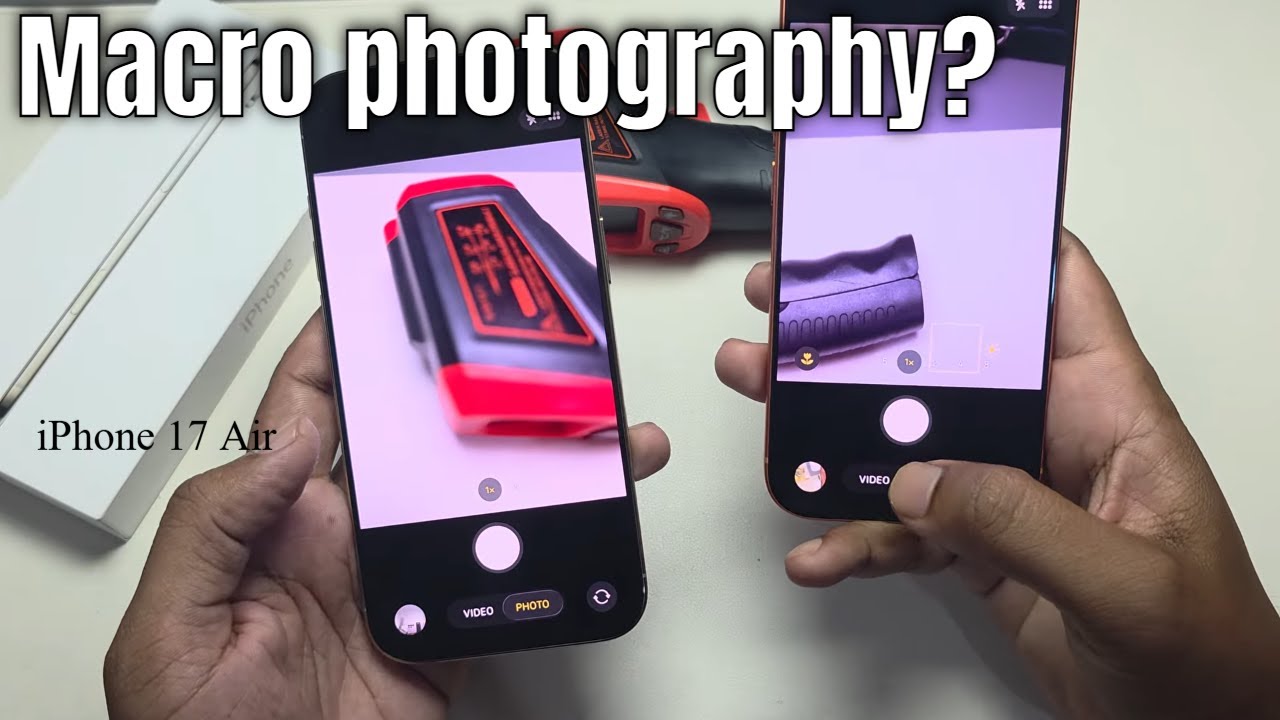 Есть ли на iPhone 17 air функция макросъемки?