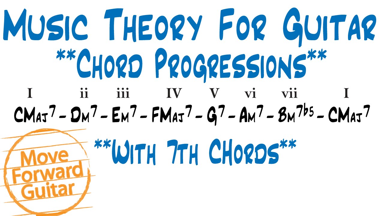 Music Theory For Guitar - Chord Progressions 7th Chords