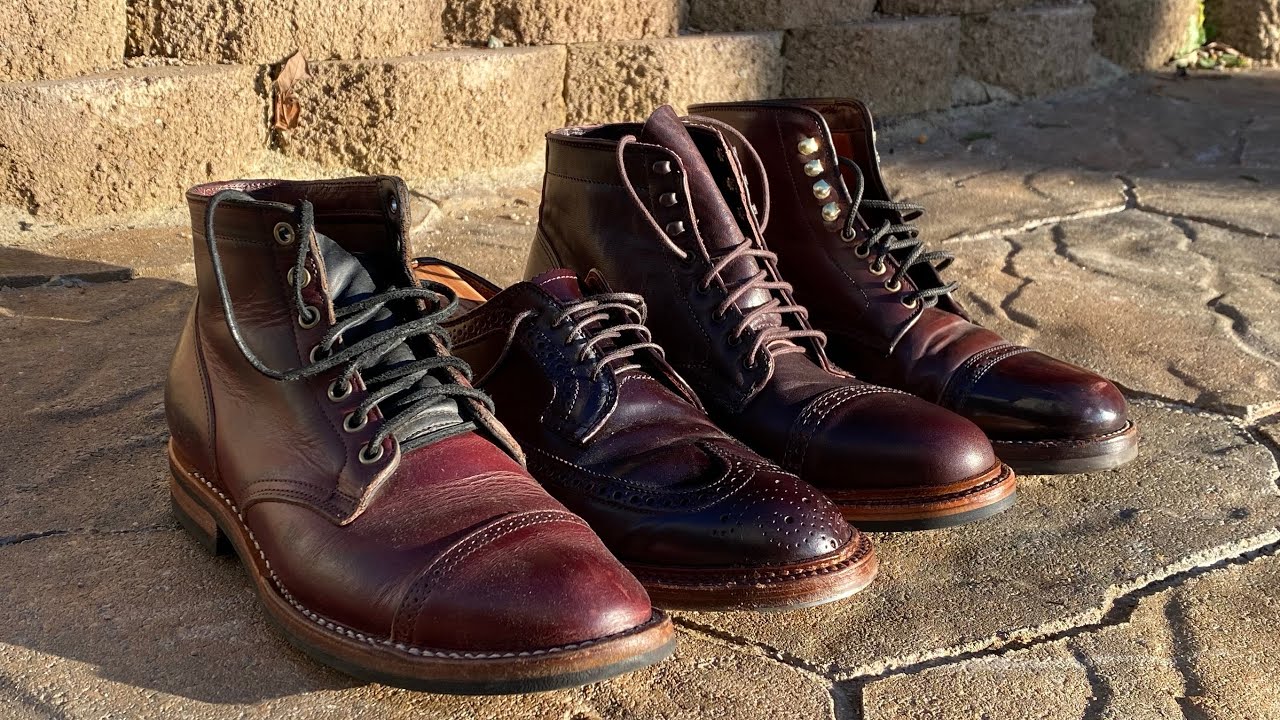 Horween Color 8 VIBERG, ALDEN, PARKHURST Boots Comparison!!!