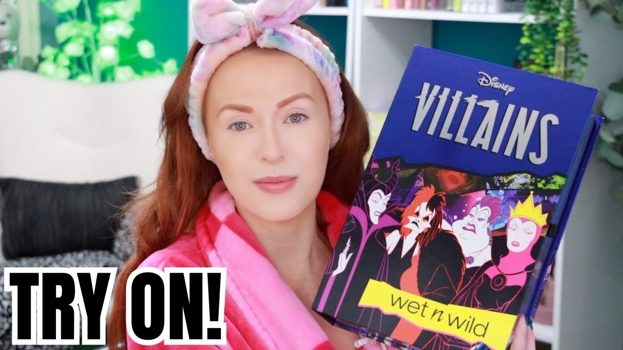 НОВЫЙ Wet n Wild x Disney VILLAINS PR Box Try On