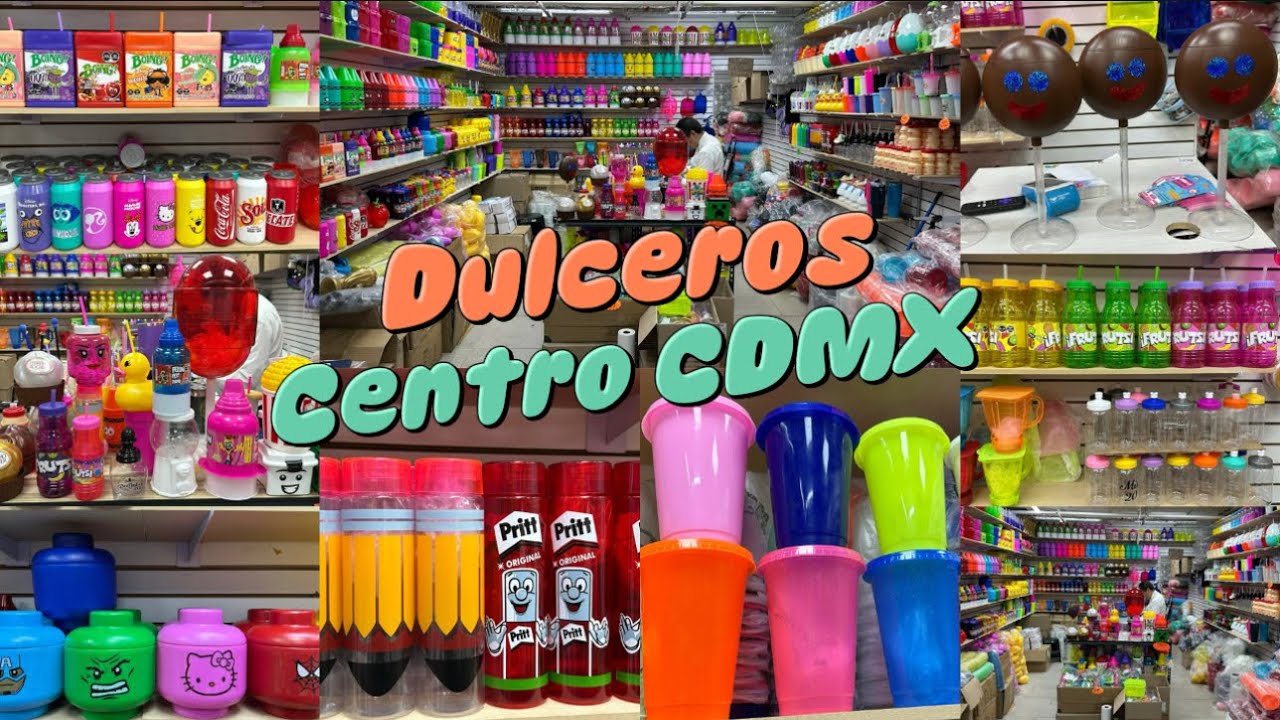 Tienda de DULCEROS de plástico y Vasos Novedosos | Venta desde UNA pieza /Centro CDMX