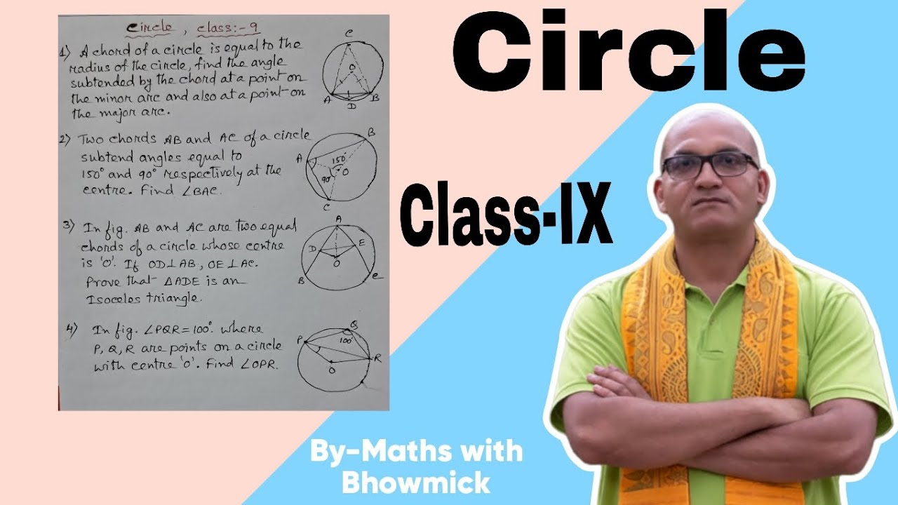 Circle,  Class-IX 