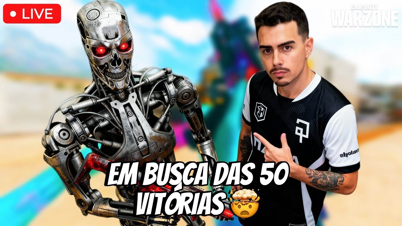🔴 WARZONE (PS5): EM BUSCA DAS 50 WINS! 🔴 !LIVEPIX !METALIVE