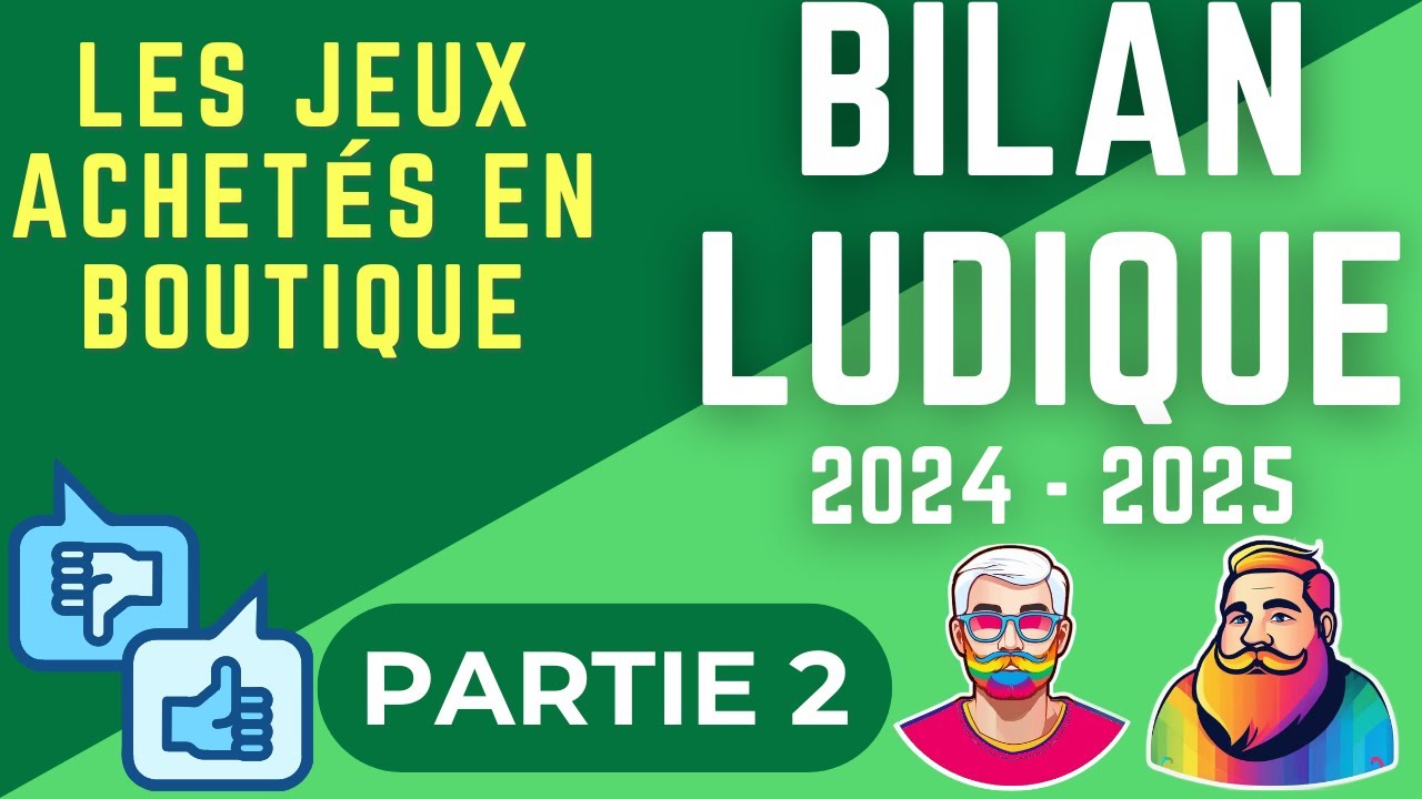 Bilan Ludique - Les achats en boutique !