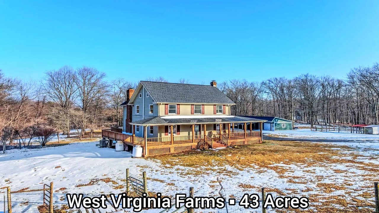 West Virginia Farms For Sale | 43 Acres | Virginia Land For Sale |Ready home with a huge outbuilding