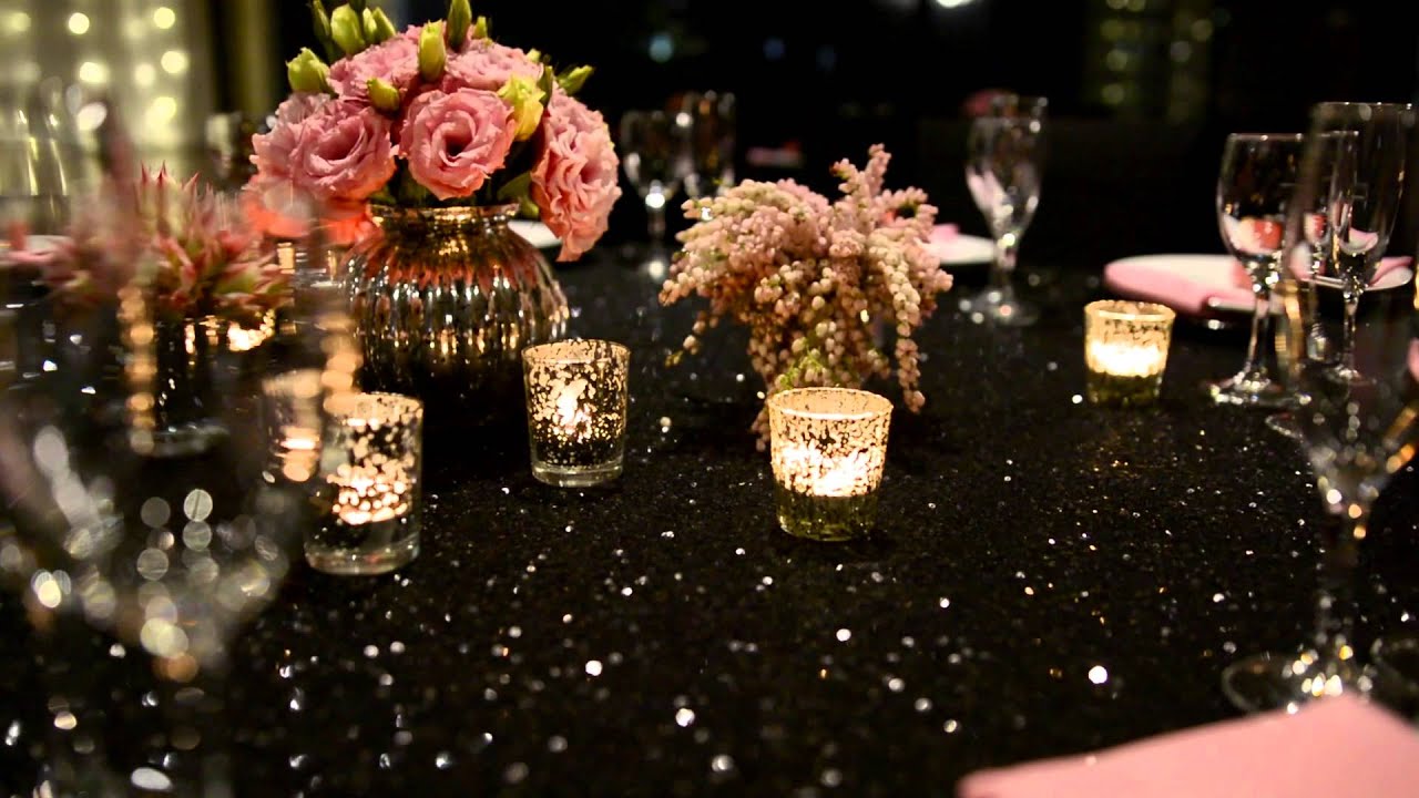 Enchanted Empire Black and Pink Wedding