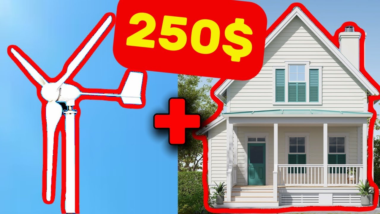ONLY 250$!!!  WIND TURBINE THAT ACTUALLY WORKS!