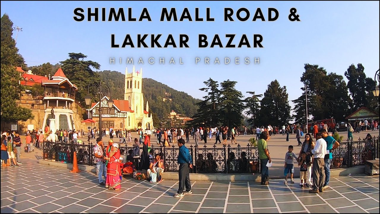 Shimla Walk-through Mall Road, The Ridge & Christ Church #shimlamallroad #lakkarbazar touristmustsee