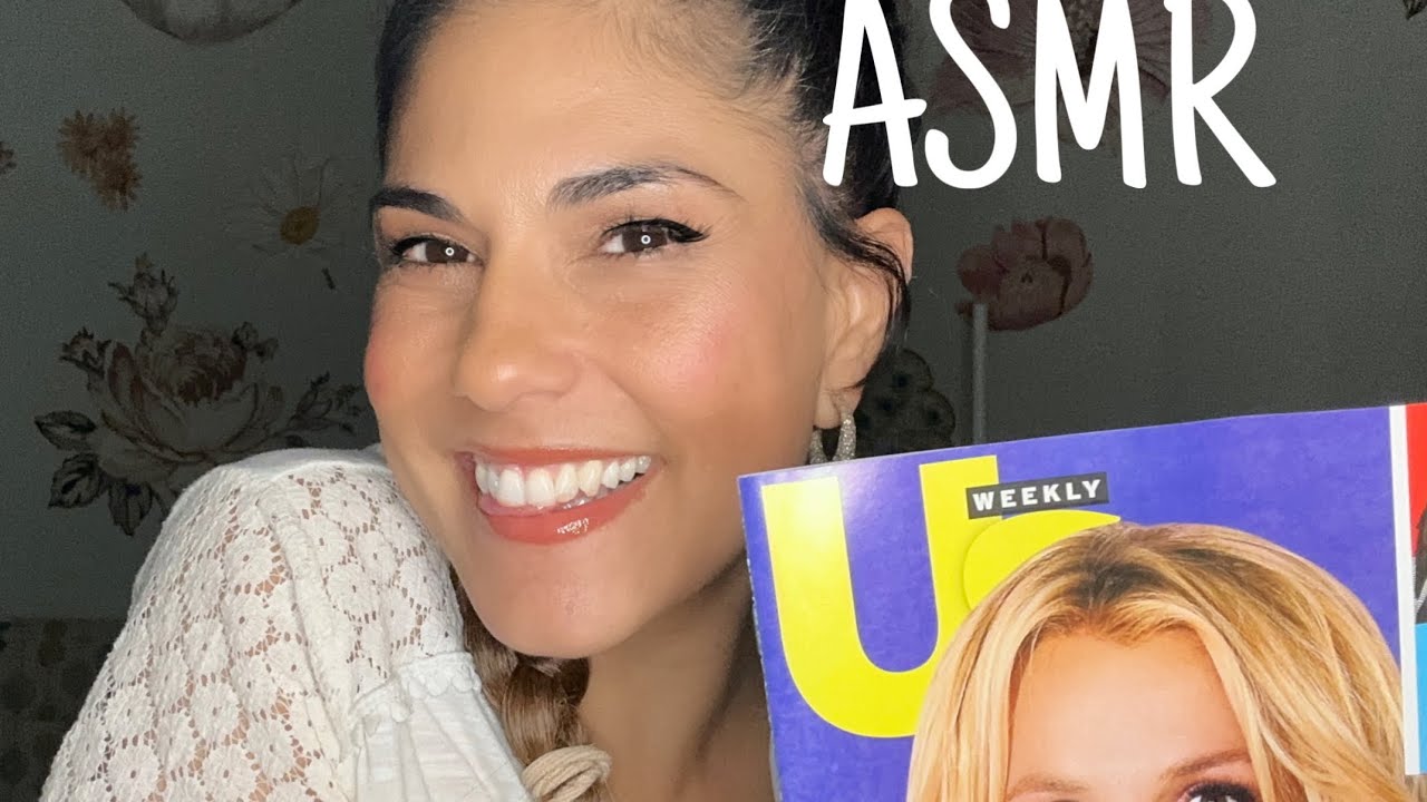 ASMR: US weekly celebrity fashion and gossip✨ magazine flip thru (whisper)