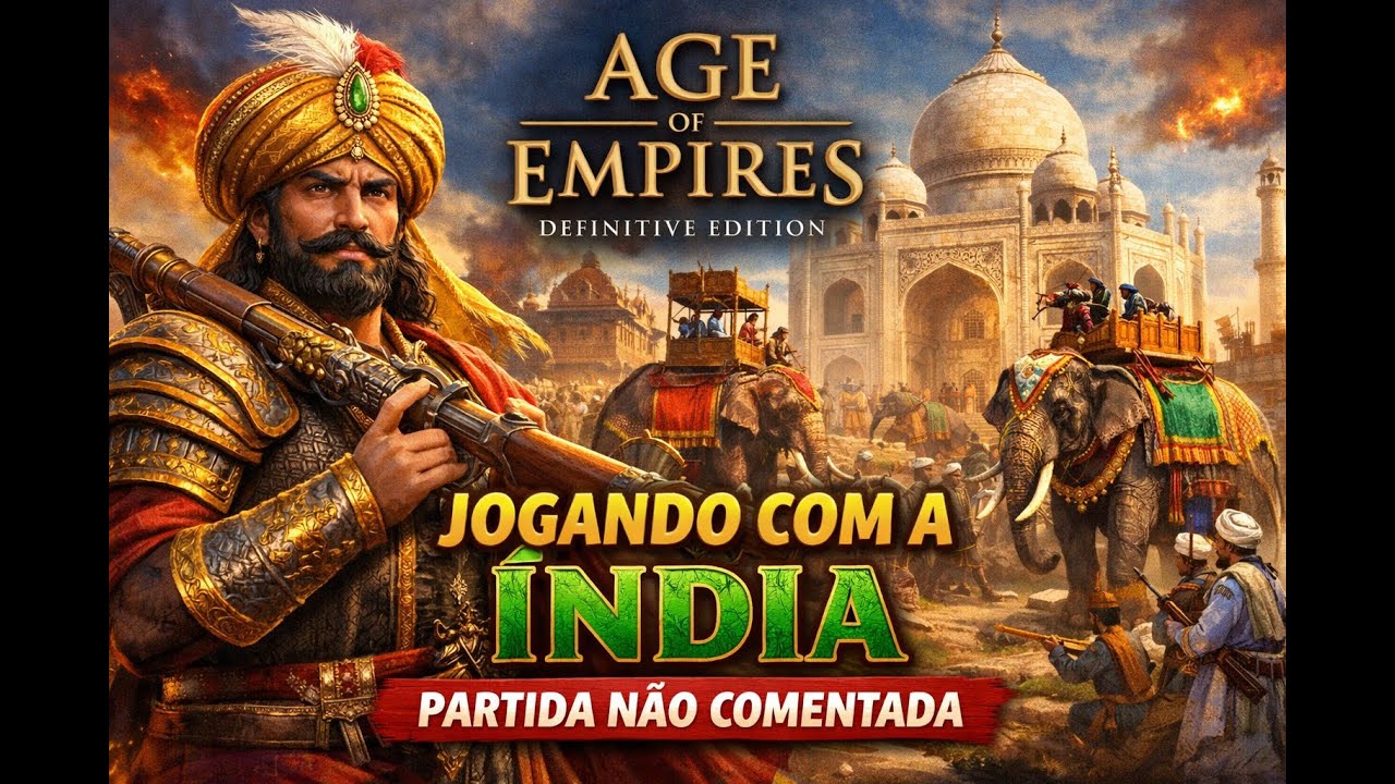 Age of Empires III – Jogando com a Índia (No Commentary)